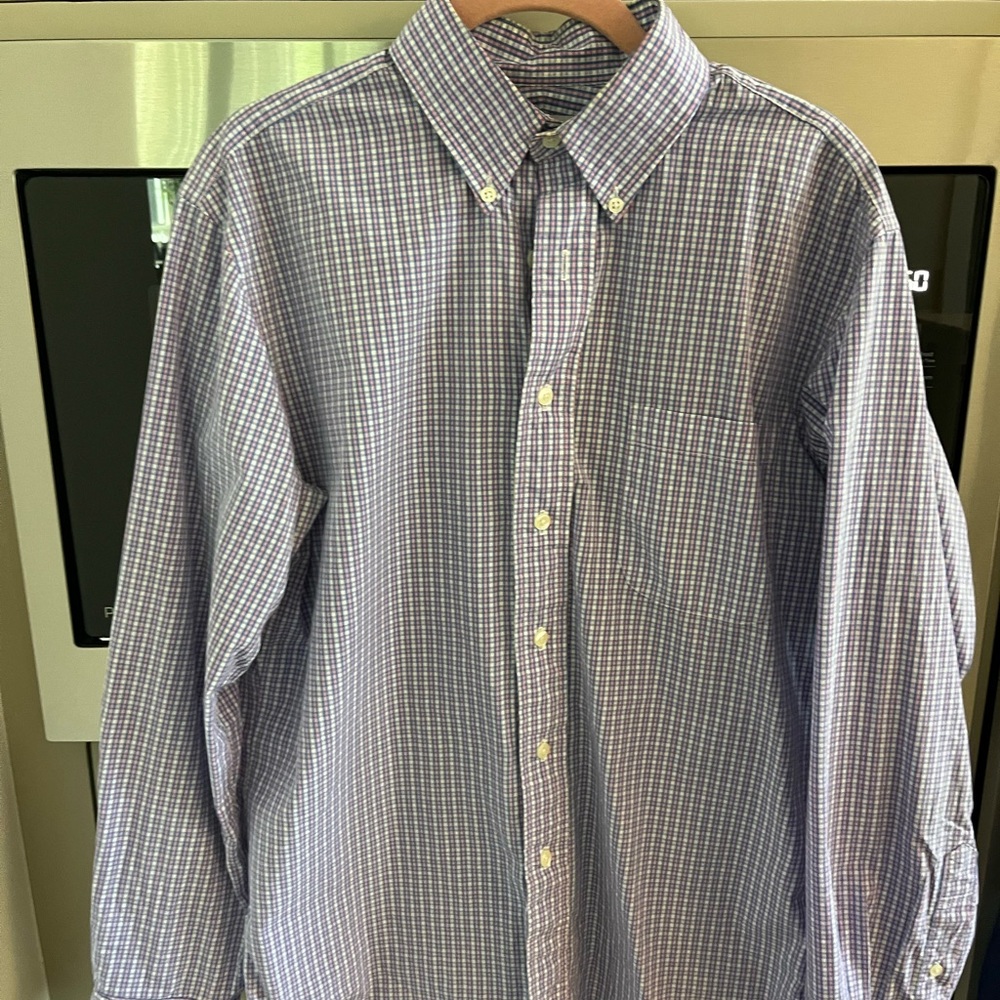 Men's Blue Checkered Shirt